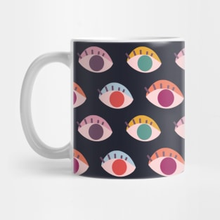 Colorful Eyes Pattern Mug
